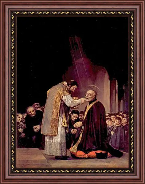 Картина в раме - The Last Communion of St. Joseph of Calasanza. Франсиско Гойя Картина в раме - The Last Communion of St. Joseph of Calasanza. Франсиско Гойя