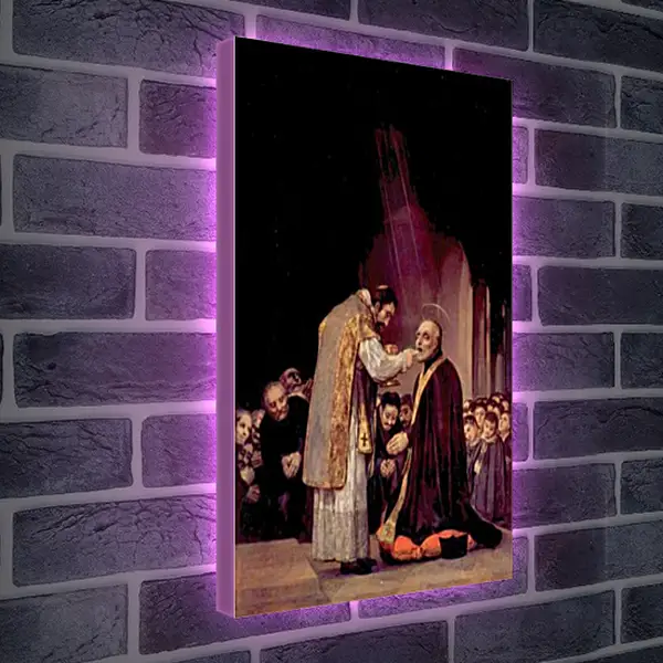 Лайтбокс световая панель - The Last Communion of St. Joseph of Calasanza. Франсиско Гойя Лайтбокс световая панель - The Last Communion of St. Joseph of Calasanza. Франсиско Гойя