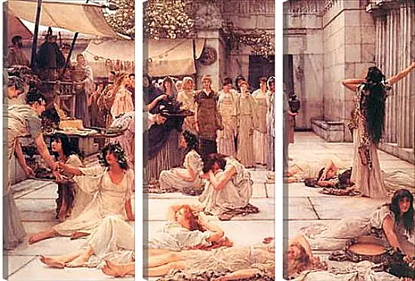Модульная картина - The Women of Amphissa. Лоуренс Альма-Тадема Модульная картина - The Women of Amphissa. Лоуренс Альма-Тадема