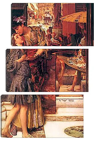 Модульная картина - The Parting Kiss. Лоуренс Альма-Тадема Модульная картина - The Parting Kiss. Лоуренс Альма-Тадема