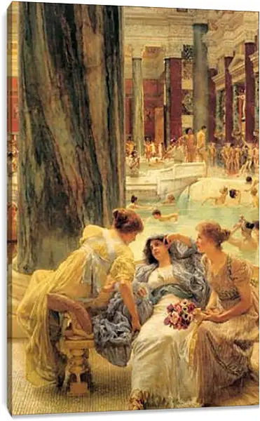 Постер на подрамнике - The Baths of Caracalla. Лоуренс Альма-Тадема Постер на подрамнике - The Baths of Caracalla. Лоуренс Альма-Тадема