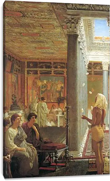Постер на подрамнике - Egyptian Juggler. Лоуренс Альма-Тадема Постер на подрамнике - Egyptian Juggler. Лоуренс Альма-Тадема