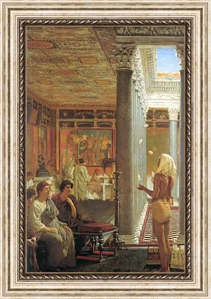 Картина в раме - Egyptian Juggler. Лоуренс Альма-Тадема Картина в раме - Egyptian Juggler. Лоуренс Альма-Тадема