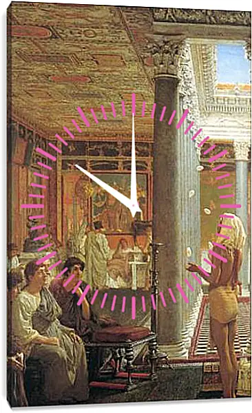Часы картина - Egyptian Juggler. Лоуренс Альма-Тадема Часы картина - Egyptian Juggler. Лоуренс Альма-Тадема