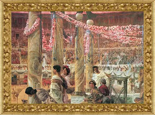 Картина в раме - Caracalla and Geta. Лоуренс Альма-Тадема Картина в раме - Caracalla and Geta. Лоуренс Альма-Тадема