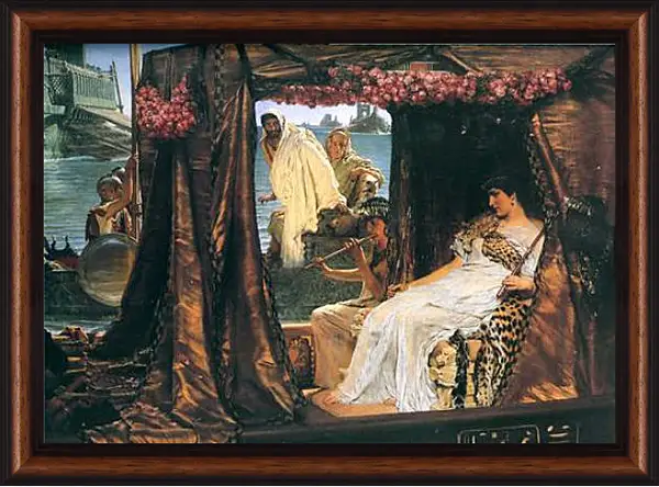 Картина в раме - Antony and Cleopatra. Лоуренс Альма-Тадема Картина в раме - Antony and Cleopatra. Лоуренс Альма-Тадема