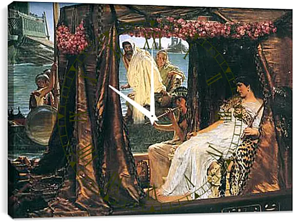 Часы картина - Antony and Cleopatra. Лоуренс Альма-Тадема Часы картина - Antony and Cleopatra. Лоуренс Альма-Тадема