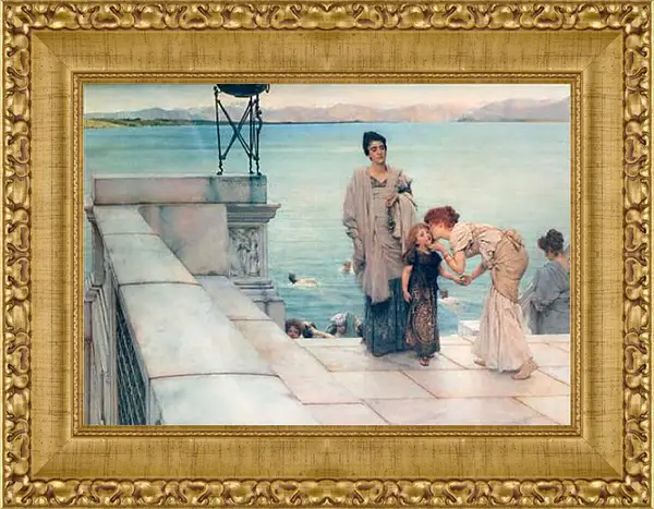 Картина в раме - A Kiss. Лоуренс Альма-Тадема Картина в раме - A Kiss. Лоуренс Альма-Тадема
