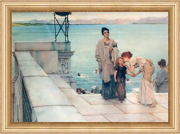 Картина в раме - A Kiss. Лоуренс Альма-Тадема Картина в раме - A Kiss. Лоуренс Альма-Тадема