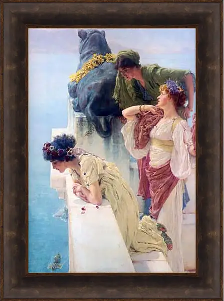 Картина в раме - A Coign of Vantage. Лоуренс Альма-Тадема Картина в раме - A Coign of Vantage. Лоуренс Альма-Тадема