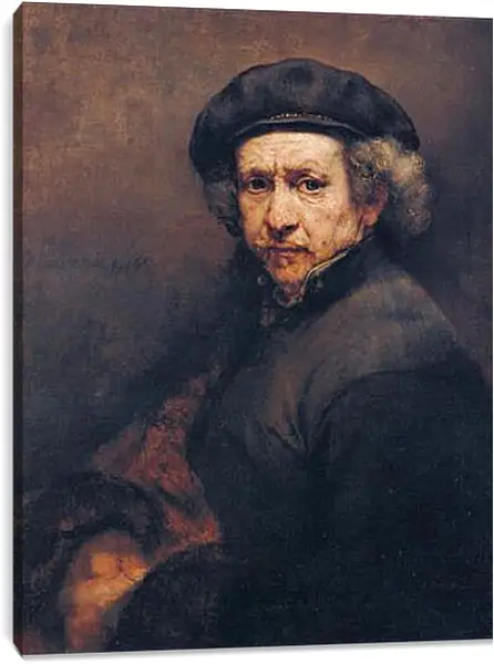 Постер на подрамнике - Selbstportrait. Рембрандт Постер на подрамнике - Selbstportrait. Рембрандт