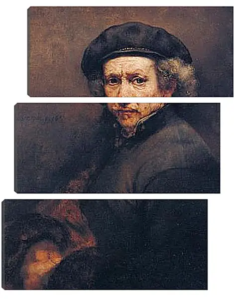 Модульная картина - Selbstportrait. Рембрандт Модульная картина - Selbstportrait. Рембрандт