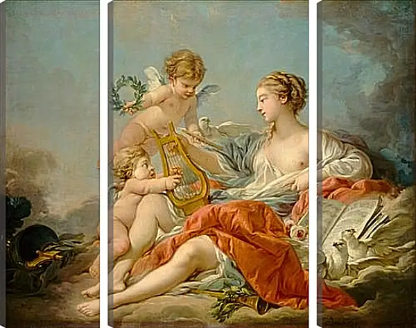 Модульная картина - Allegory of Music. Франсуа Буше Модульная картина - Allegory of Music. Франсуа Буше
