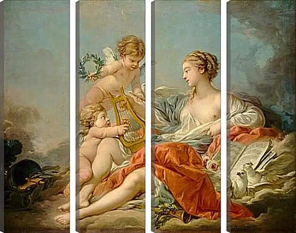 Модульная картина - Allegory of Music. Франсуа Буше Модульная картина - Allegory of Music. Франсуа Буше