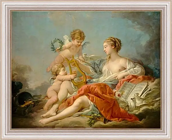 Картина в раме - Allegory of Music. Франсуа Буше Картина в раме - Allegory of Music. Франсуа Буше