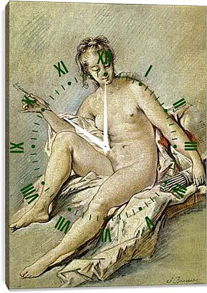 Часы картина - Venus with Arrow. Франсуа Буше Часы картина - Venus with Arrow. Франсуа Буше