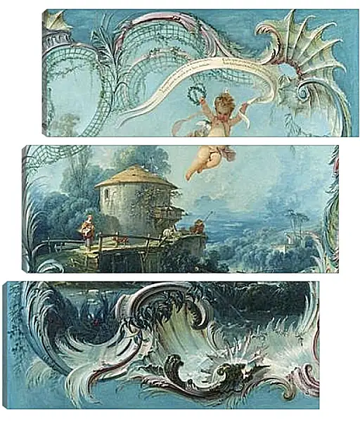 Модульная картина - The Enchanted Home. Франсуа Буше Модульная картина - The Enchanted Home. Франсуа Буше