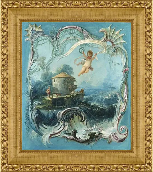 Картина в раме - The Enchanted Home. Франсуа Буше Картина в раме - The Enchanted Home. Франсуа Буше