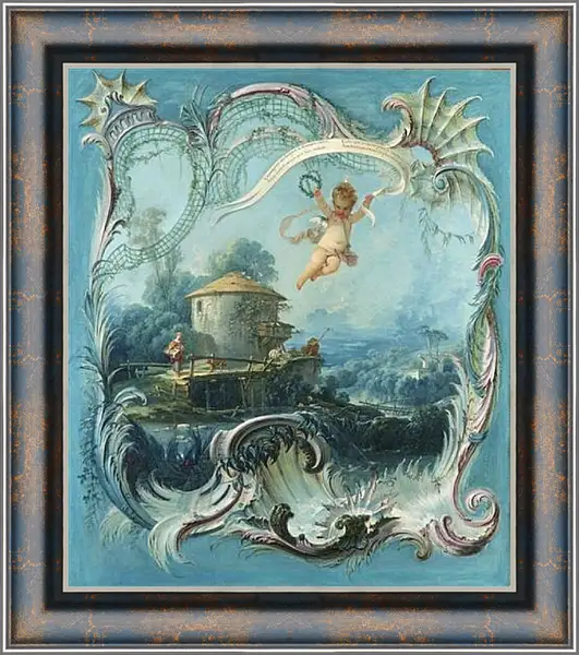 Картина в раме - The Enchanted Home. Франсуа Буше Картина в раме - The Enchanted Home. Франсуа Буше