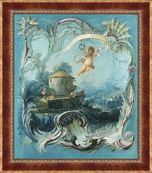 Картина в раме - The Enchanted Home. Франсуа Буше Картина в раме - The Enchanted Home. Франсуа Буше