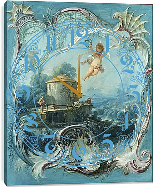 Часы картина - The Enchanted Home. Франсуа Буше Часы картина - The Enchanted Home. Франсуа Буше