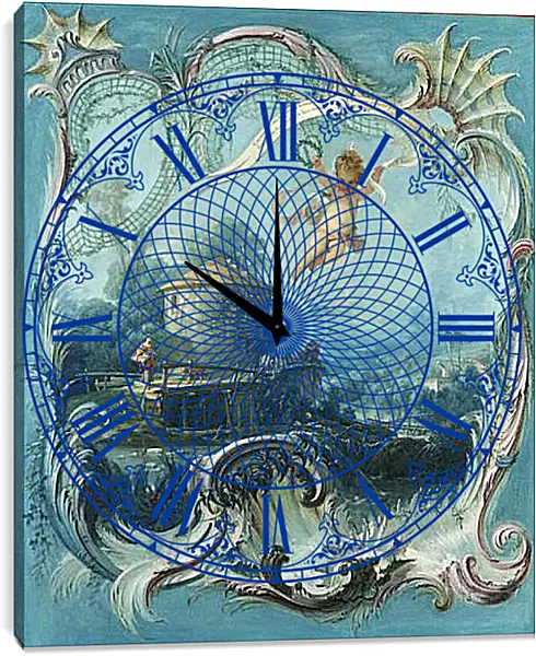 Часы картина - The Enchanted Home. Франсуа Буше Часы картина - The Enchanted Home. Франсуа Буше
