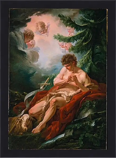 Картина в раме - Saint John the Baptist. Франсуа Буше Картина в раме - Saint John the Baptist. Франсуа Буше