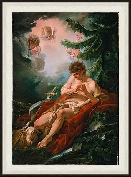 Картина в раме - Saint John the Baptist. Франсуа Буше Картина в раме - Saint John the Baptist. Франсуа Буше