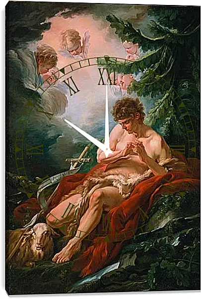 Часы картина - Saint John the Baptist. Франсуа Буше Часы картина - Saint John the Baptist. Франсуа Буше