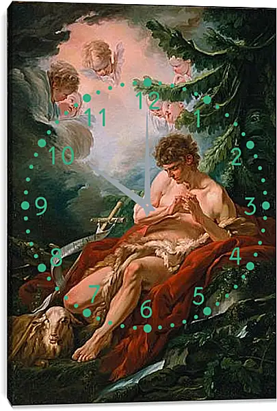 Часы картина - Saint John the Baptist. Франсуа Буше Часы картина - Saint John the Baptist. Франсуа Буше