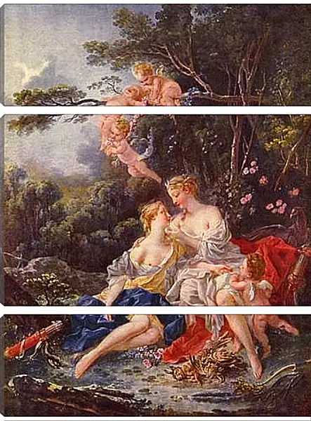 Модульная картина - Jupiter and Callisto. Франсуа Буше Модульная картина - Jupiter and Callisto. Франсуа Буше