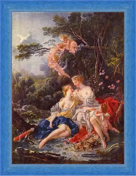 Картина в раме - Jupiter and Callisto. Франсуа Буше Картина в раме - Jupiter and Callisto. Франсуа Буше