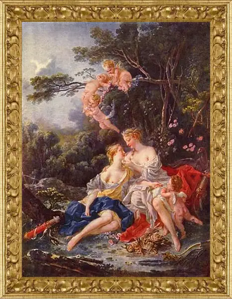 Картина в раме - Jupiter and Callisto. Франсуа Буше Картина в раме - Jupiter and Callisto. Франсуа Буше