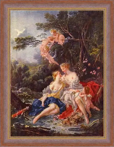 Картина в раме - Jupiter and Callisto. Франсуа Буше Картина в раме - Jupiter and Callisto. Франсуа Буше