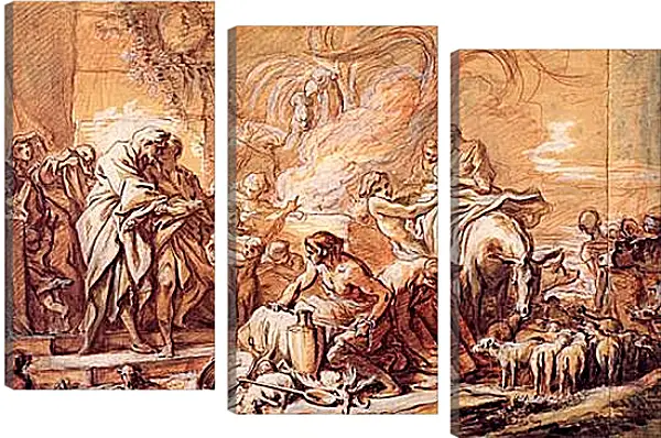 Модульная картина - Jacob Leaving Laban. Франсуа Буше Модульная картина - Jacob Leaving Laban. Франсуа Буше