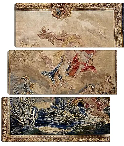 Модульная картина - Apollo and Clytie, tapestry by Beauvais Tapestry Manufactory designed by Francois Boucher. Франсуа Буше Модульная картина - Apollo and Clytie, tapestry by Beauvais Tapestry Manufactory designed by Francois Boucher. Франсуа Буше