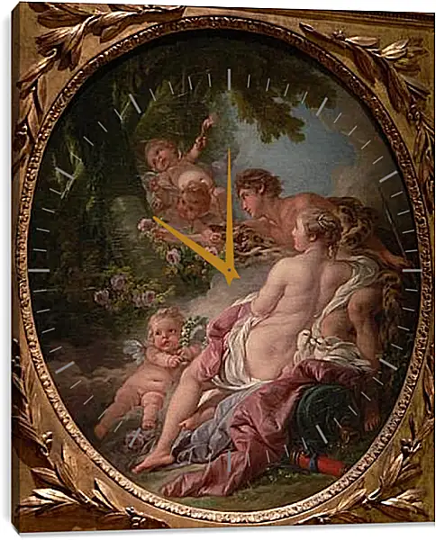 Часы картина - Angelica and Medoro. Франсуа Буше Часы картина - Angelica and Medoro. Франсуа Буше