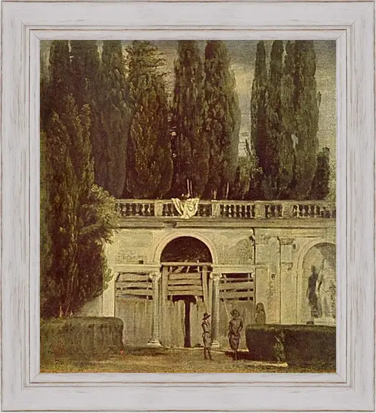 Картина в раме - Villa Medici, Grotto-Loggia Facade. Диего Веласкес Картина в раме - Villa Medici, Grotto-Loggia Facade. Диего Веласкес