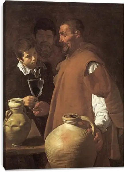 Постер на подрамнике - The Waterseller of Seville. Диего Веласкес Постер на подрамнике - The Waterseller of Seville. Диего Веласкес