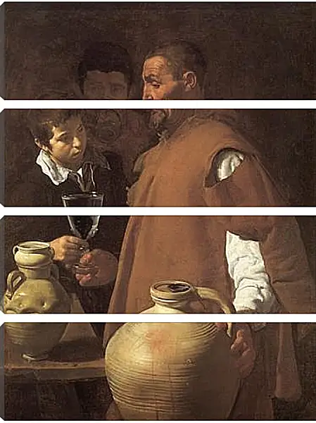 Модульная картина - The Waterseller of Seville. Диего Веласкес Модульная картина - The Waterseller of Seville. Диего Веласкес