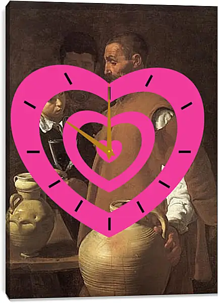 Часы картина - The Waterseller of Seville. Диего Веласкес Часы картина - The Waterseller of Seville. Диего Веласкес