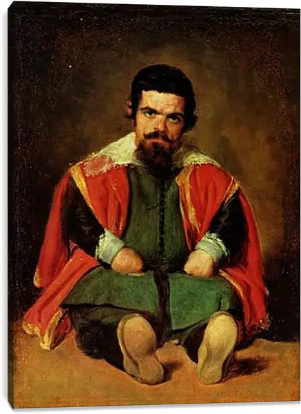 Постер на подрамнике - The Dwarf Sebastian de Morra. Диего Веласкес Постер на подрамнике - The Dwarf Sebastian de Morra. Диего Веласкес