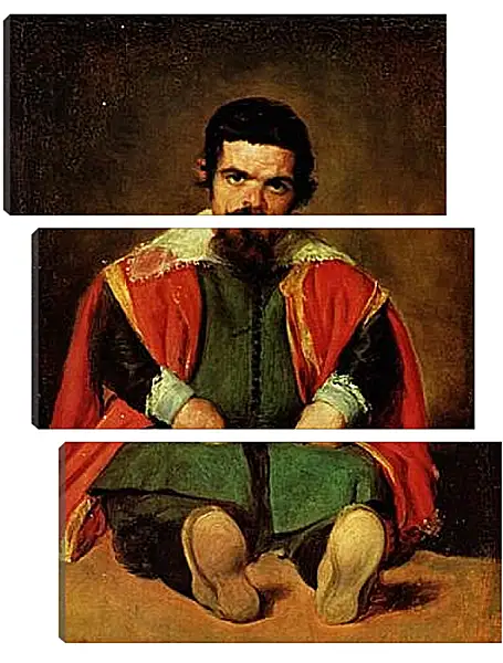 Модульная картина - The Dwarf Sebastian de Morra. Диего Веласкес Модульная картина - The Dwarf Sebastian de Morra. Диего Веласкес