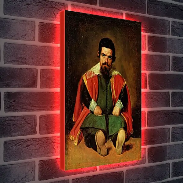 Лайтбокс световая панель - The Dwarf Sebastian de Morra. Диего Веласкес Лайтбокс световая панель - The Dwarf Sebastian de Morra. Диего Веласкес