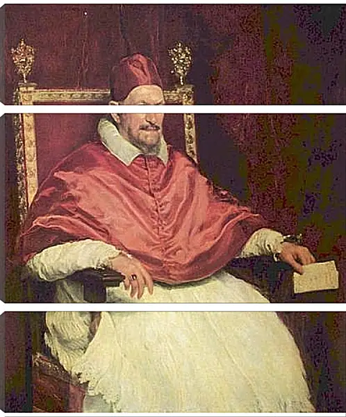 Модульная картина - Portrait of Pope Innocent X. Диего Веласкес Модульная картина - Portrait of Pope Innocent X. Диего Веласкес