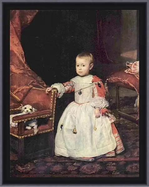 Картина в раме - El principe Felipe Prospero. Диего Веласкес Картина в раме - El principe Felipe Prospero. Диего Веласкес