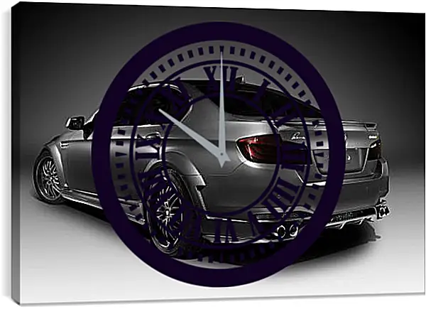 Часы картина - BMW M5 Часы картина - BMW M5