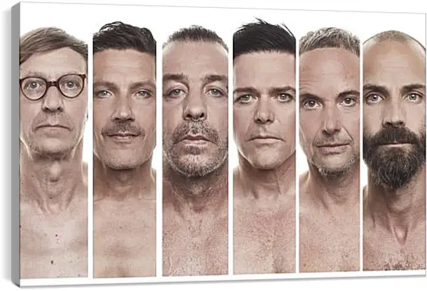 Постер на подрамнике - Группа Rammstein Постер на подрамнике - Группа Rammstein
