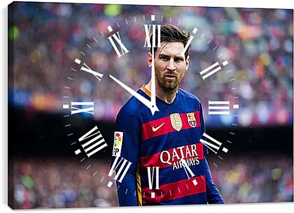 Часы картина - Лионель Месси (Lionel Messi) Часы картина - Лионель Месси (Lionel Messi)