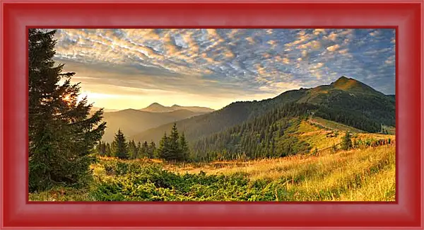 Картина в раме - Раннее утро Картина в раме - Раннее утро